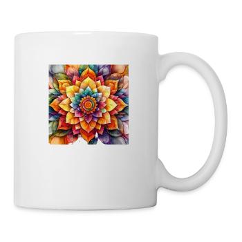 Mandala Time 2 - Tasse - Weiß - Rechts