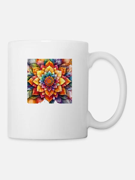 Mandala Time 2 - Tasse - Weiß
