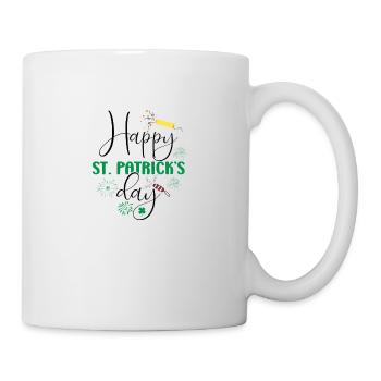 Alles Gute zum St. Patricks Day - Tasse - Weiß - Rechts
