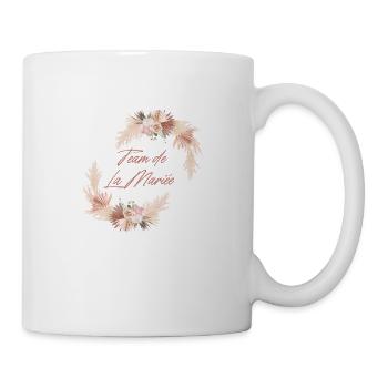 Team of The Floral Bride - Bachelorette Party Gift Idea - Mug - white - Right