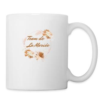 Team of The Floral Bride - Bachelorette Party Gift Idea - Mug - white - Right