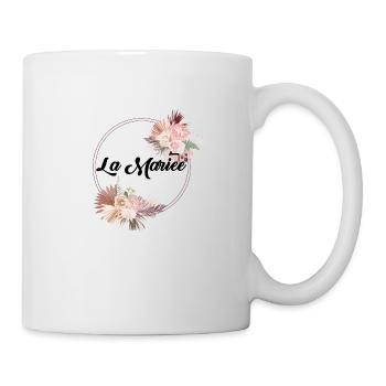 The Floral Bride - Bachelorette Party Gift Idea - Mug - white - Right