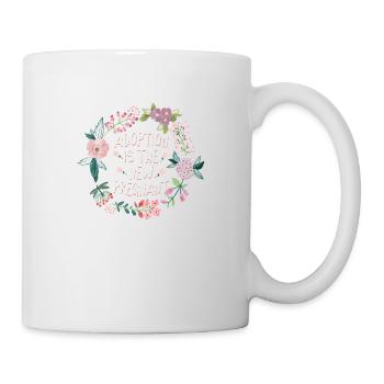 Adoption Is The New Pregnant Adoptive Mom Family - Mug - white - Right