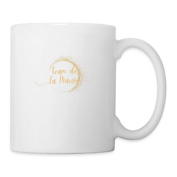 Team de La mariée golden-idée cadeau Evjf - Mug blanc - blanc - Droite
