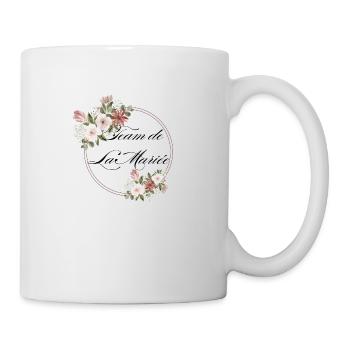 Team de La mariée floral-idée cadeau Evjf - Mug blanc - blanc - Droite