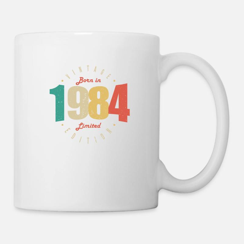 1984 Vintage Retro Jubiläumsgeschenk 1984 - Tasse - Weiß