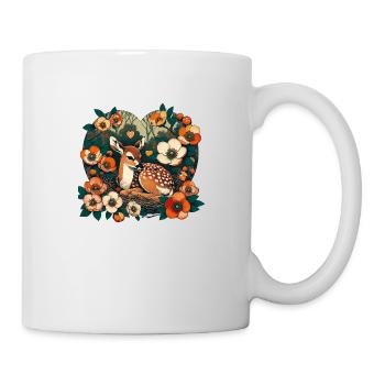 Fauve de printemps - Mug blanc - blanc - Droite