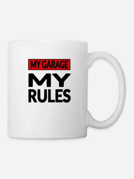 Garage - Tasse - Weiß