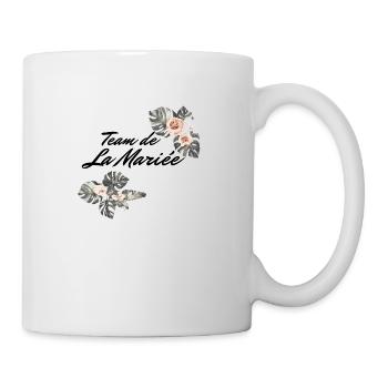 Team of The Floral Bride - Bachelorette Party Gift Idea - Mug - white - Right