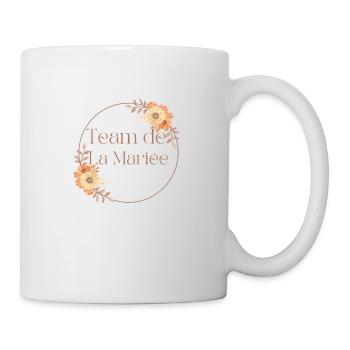 Team of The Floral Bride - Bachelorette Party Gift Idea - Mug - white - Right