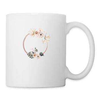 Team de La mariée floral tropical-idée cadeau Evjf - Mug blanc - blanc - Droite