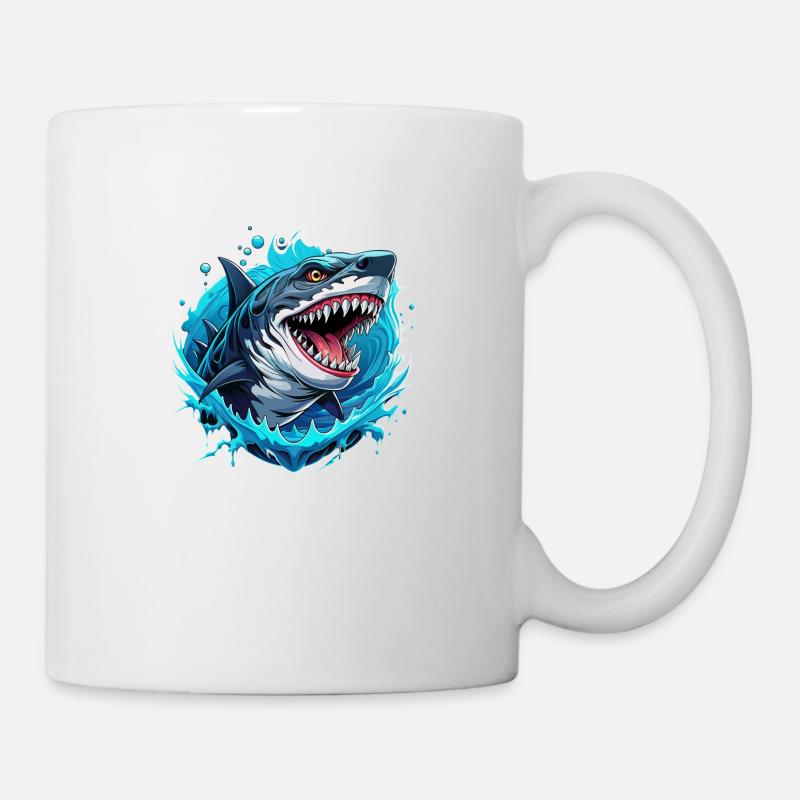 Megalodon - Mug blanc - blanc