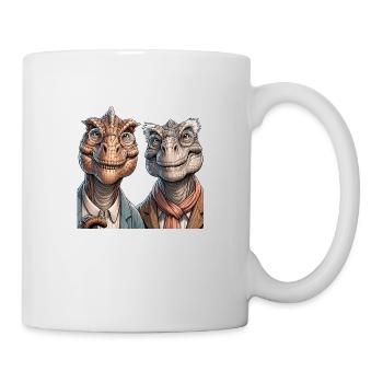 Senior Dino - Mug - white - Right