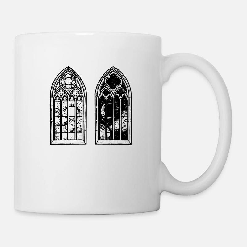 Fenster - Tasse - Weiß