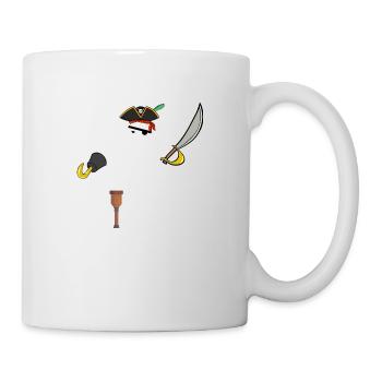 Pi rat color - Mug blanc - blanc - Droite