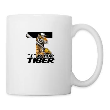 T is for tiger - Mug - white - Right
