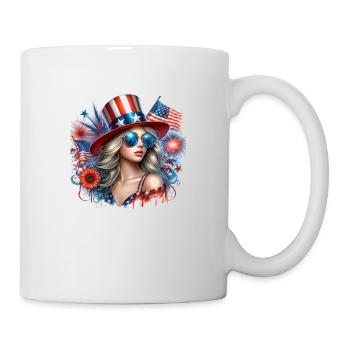 Freaky nice Patriot - Tasse - Weiß - Rechts