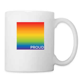 Rainbow Pride Flag - Tasse - Weiß - Rechts