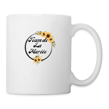 Team de La mariée tournesol-idée cadeau Evjf - Mug blanc - blanc - Droite