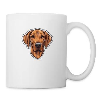 Rhodesian Ridgeback - African Lion Dog wheat - Mug - white - Right