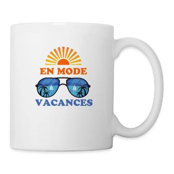 En mode vacances d été - Mug blanc - blanc - Droite