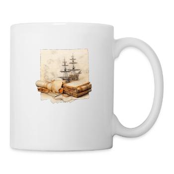 Search for hidden treasures - Mug - white - Right