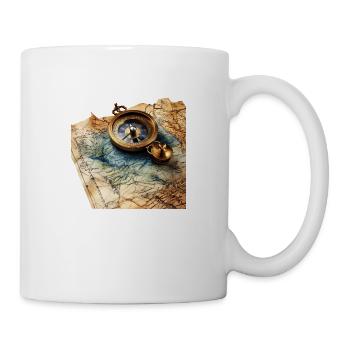 Schatzsuche: Ein Abenteuer in der Moderne - Tasse - Weiß - Rechts