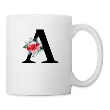 Letter to Red Floral - Mug - white - Right