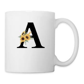 Letter to Floral Sunflower - Mug - white - Right