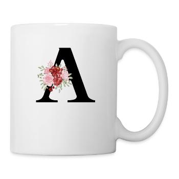 Letter to Red Floral - Mug - white - Right