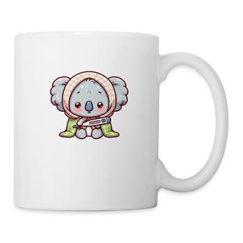 Ein süßer kranker Koalabär - Tasse - Weiß - Rechts