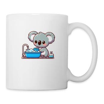 Süßer Koalabär freut sich - Tasse - Weiß - Rechts