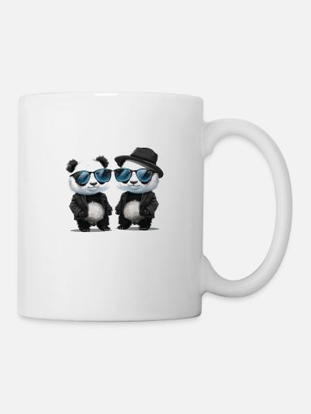 Pandas - Tasse - Weiß