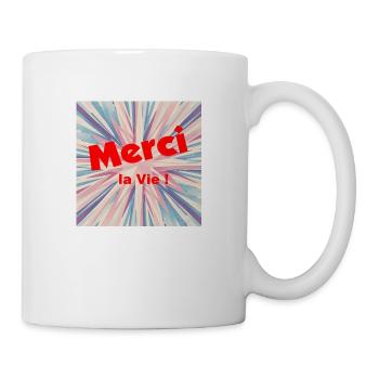 Danke Leben! - Tasse - Weiß - Rechts