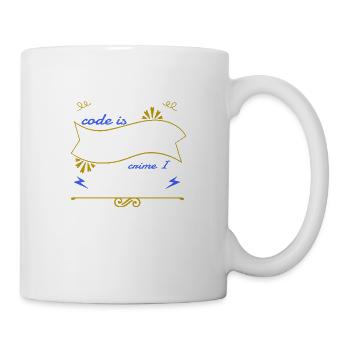 programming language joke pc happy funny quote - Tasse - Weiß - Rechts