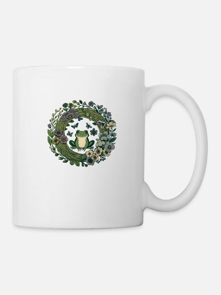 Niedlicher Frosch - Tasse - Weiß