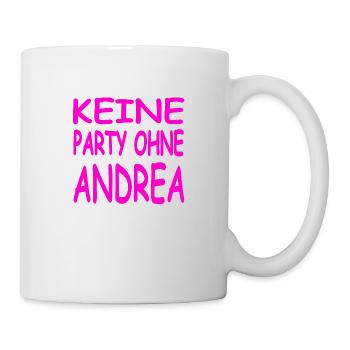 Party - Tasse - Weiß - Rechts