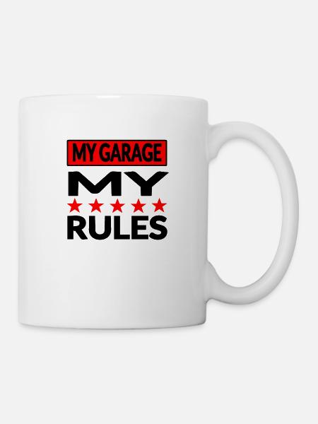 Garage - Tasse - Weiß