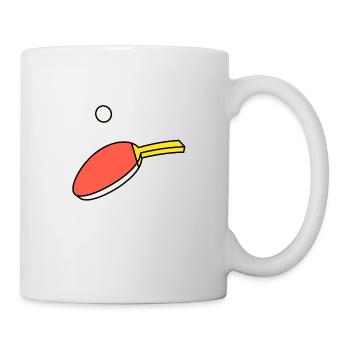 Ping Pong - Paddle & Ball - Mug - white - Right