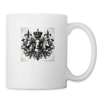 Greyhound Crest - Honor - Love - Respect - Mug - white - Right