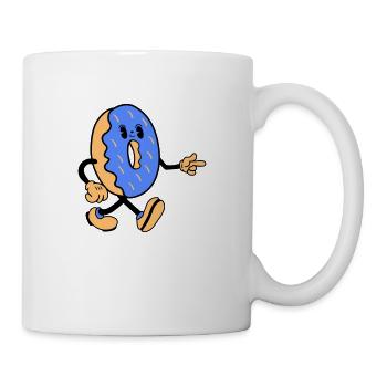 donut comic 1 - Tasse - Weiß - Rechts