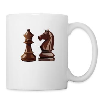Des pièces d’échecs ! - Mug blanc - blanc - Droite