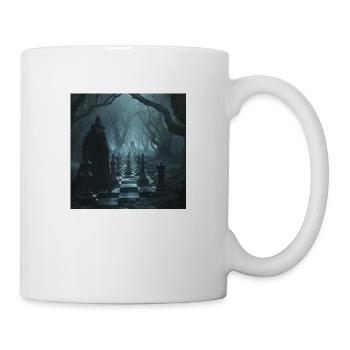Schach - Tasse - Weiß - Rechts