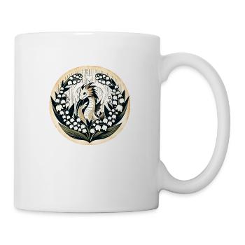 Lily of the Valley Dragon - Mug - white - Right