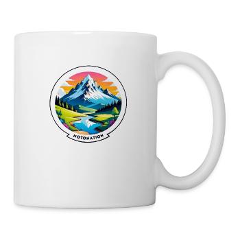 Berg Natur Wandern Klettersee - Tasse - Weiß - Rechts