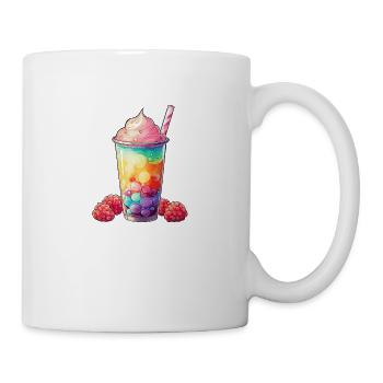Colorfull Bubble Tea - Mug blanc - blanc - Droite