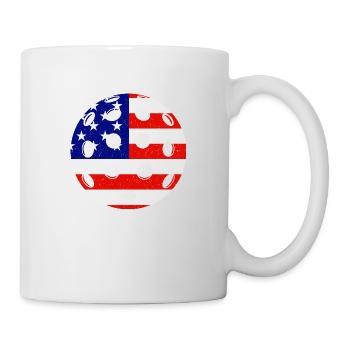 Pickleball USA BALL - Tasse - Weiß - Rechts