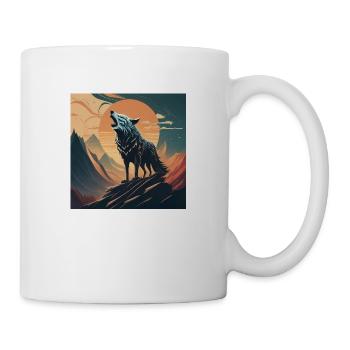 Cry of the wolf - Mug - white - Right
