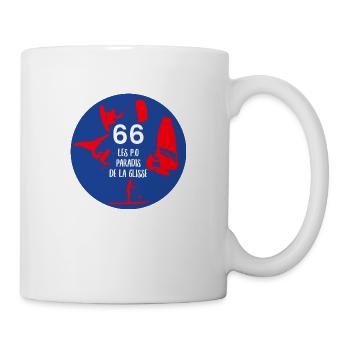 Pyrénées orientales paradis de la glisse 66 - Mug blanc - blanc - Droite