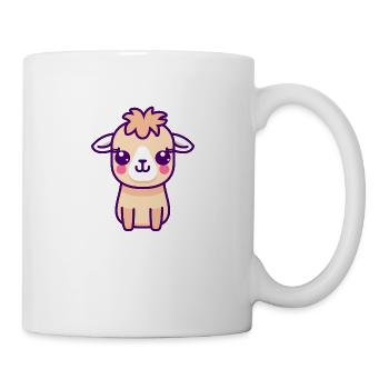 Baby Lama - Tasse - Weiß - Rechts
